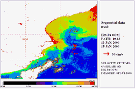 Velocity from suspended sediment imagery (80KB)